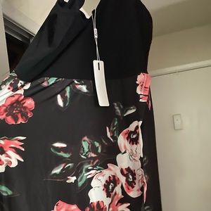 Stretch high low dress